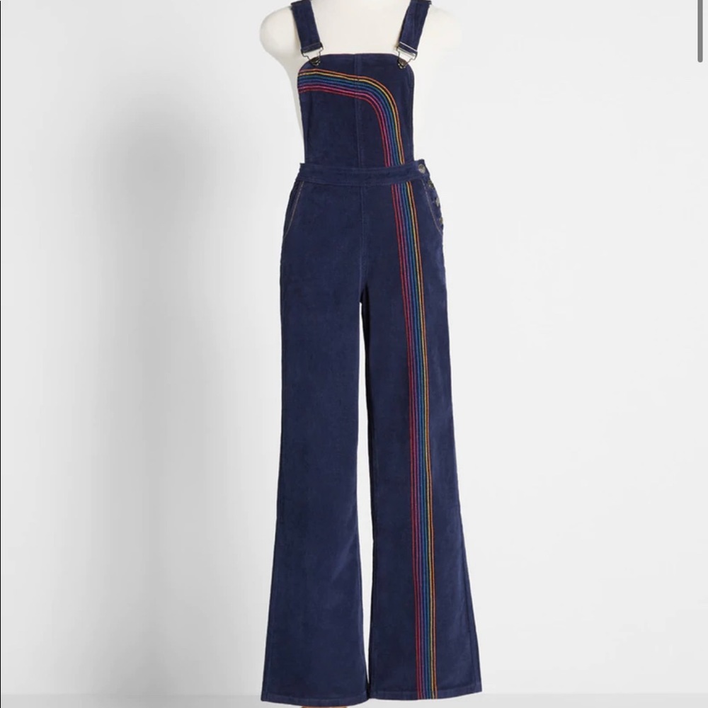 MOD CLOTH Rainbow With Me Corduroy Overalls